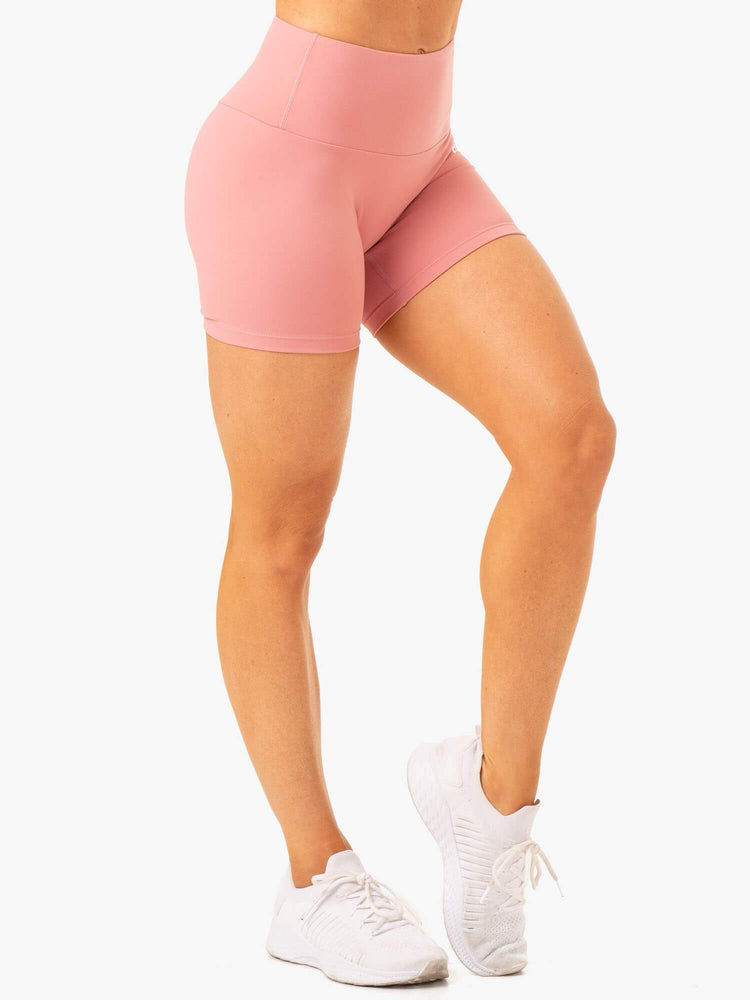 Shorts Ryderwear Vital Mid Length Scrunch Rose Femme | EAA-48244807