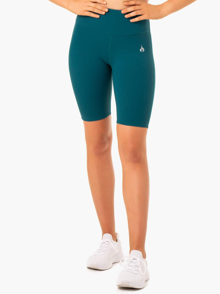 Shorts Ryderwear Staples Scrunch Bum Bike Turquoise Femme | NUH-99480684