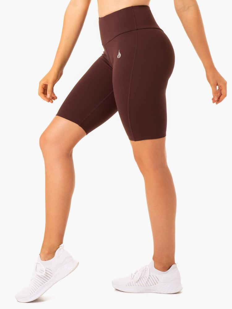 Shorts Ryderwear Staples Scrunch Bum Bike Chocolat Femme | LDI-56047663