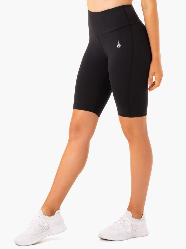 Shorts Ryderwear Staples Scrunch Bum Bike Noir Femme | TQN-28356293