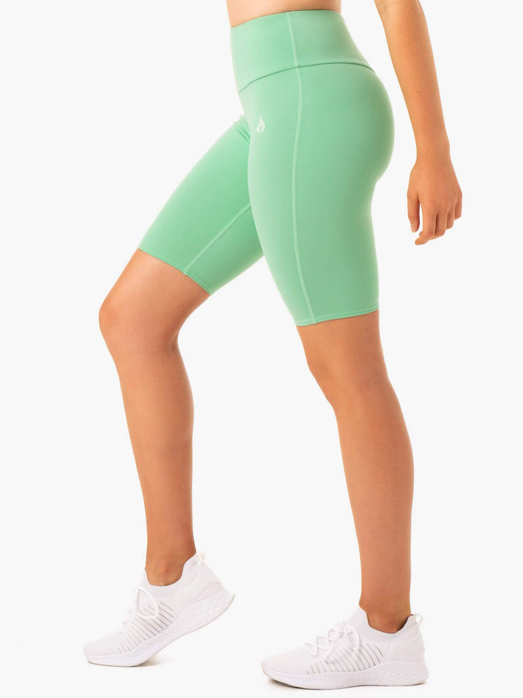 Shorts Ryderwear Staples Scrunch Bum Bike Vert Femme | YNY-33830189