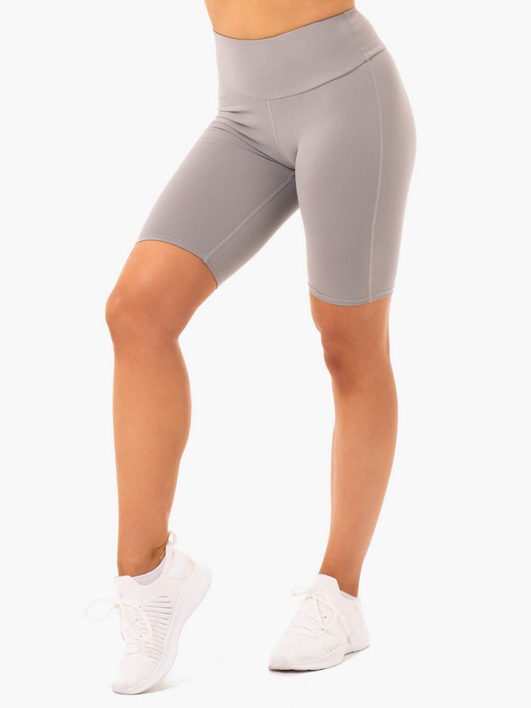 Shorts Ryderwear Staples Bike Grise Femme | XTK-54712234