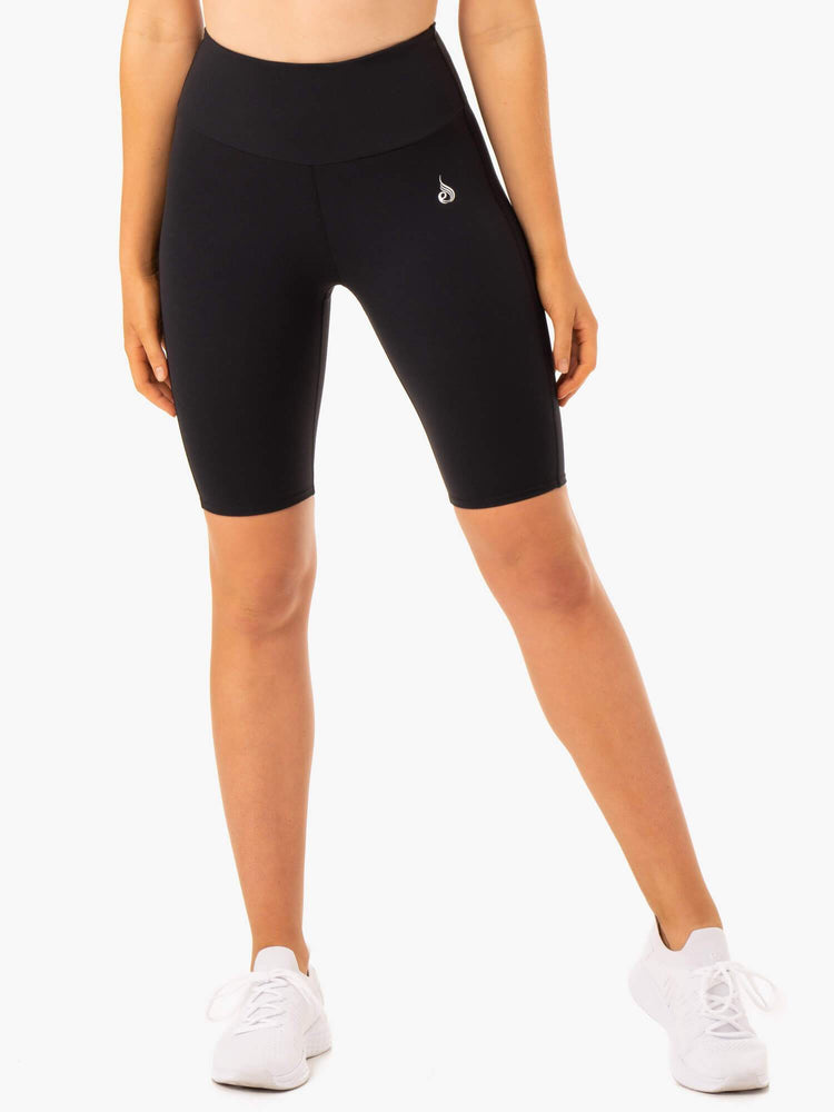 Shorts Ryderwear Staples Scrunch Bum Bike Noir Femme | TQN-28356293