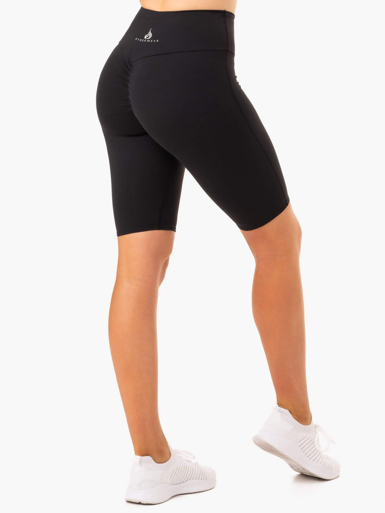 Shorts Ryderwear Staples Scrunch Bum Bike Noir Femme | TQN-28356293