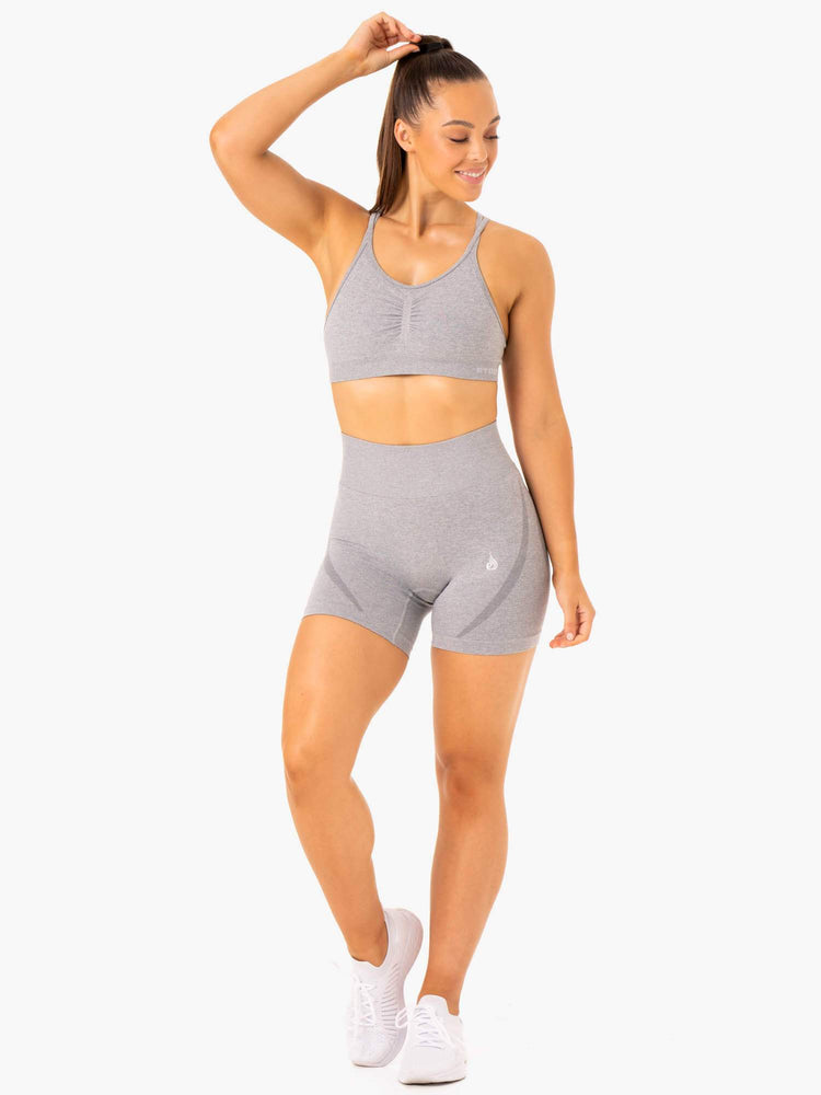 Shorts Ryderwear Sculpt Seamless Grise Femme | PSP-87255569