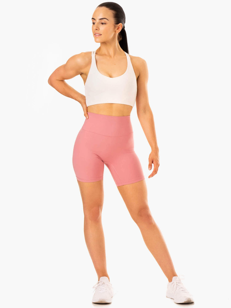 Shorts Ryderwear Nkd Refine High Waisted Rose Femme | EXQ-98751766