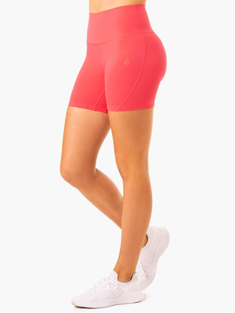 Shorts Ryderwear Nkd Align Rouge Femme | JKV-17390999