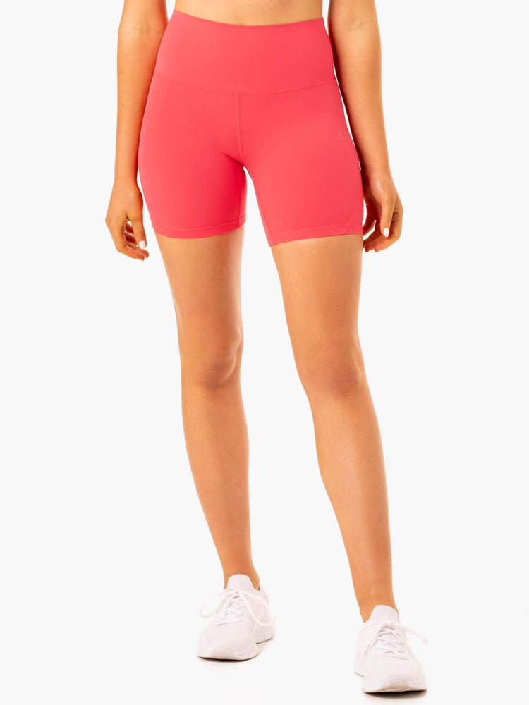 Shorts Ryderwear Nkd Align Rouge Femme | JKV-17390999