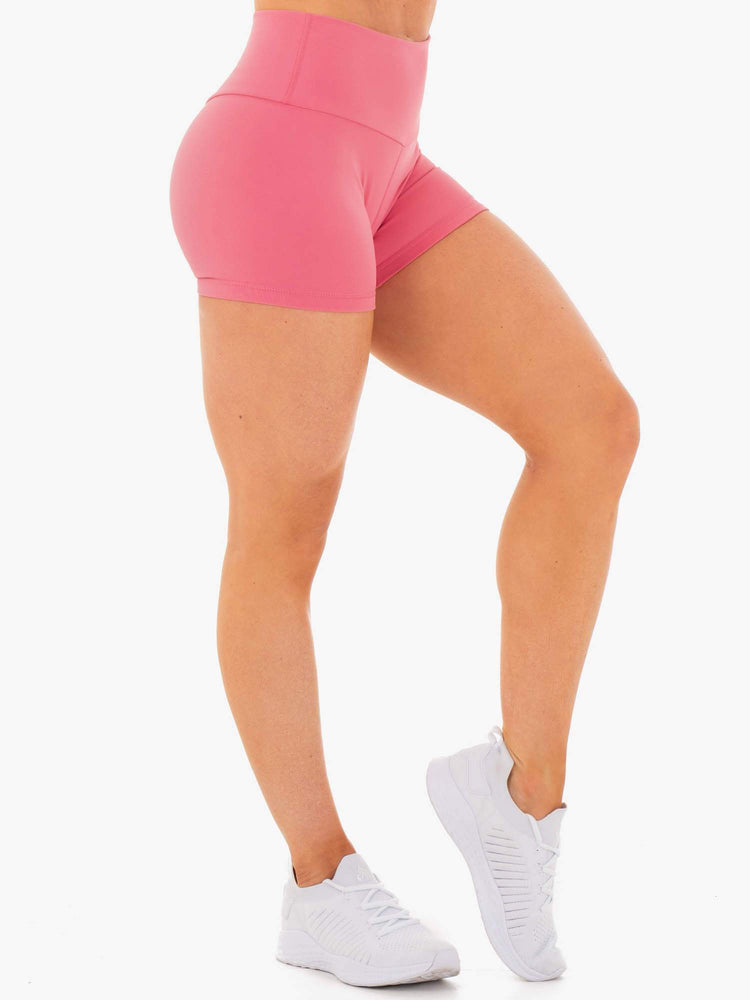 Shorts Ryderwear Motion High Waisted Rose Femme | CZQ-99615339