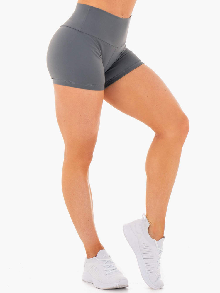 Shorts Ryderwear Motion High Waisted Grise Femme | QIG-18848931