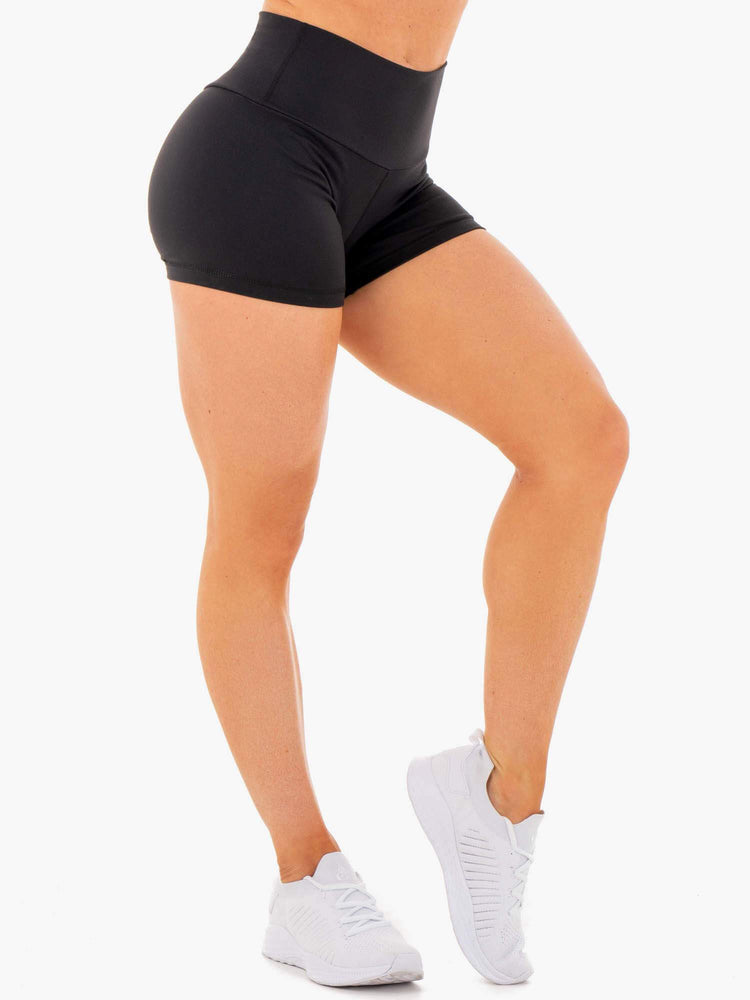 Shorts Ryderwear Motion High Waisted Noir Femme | QLP-72229202