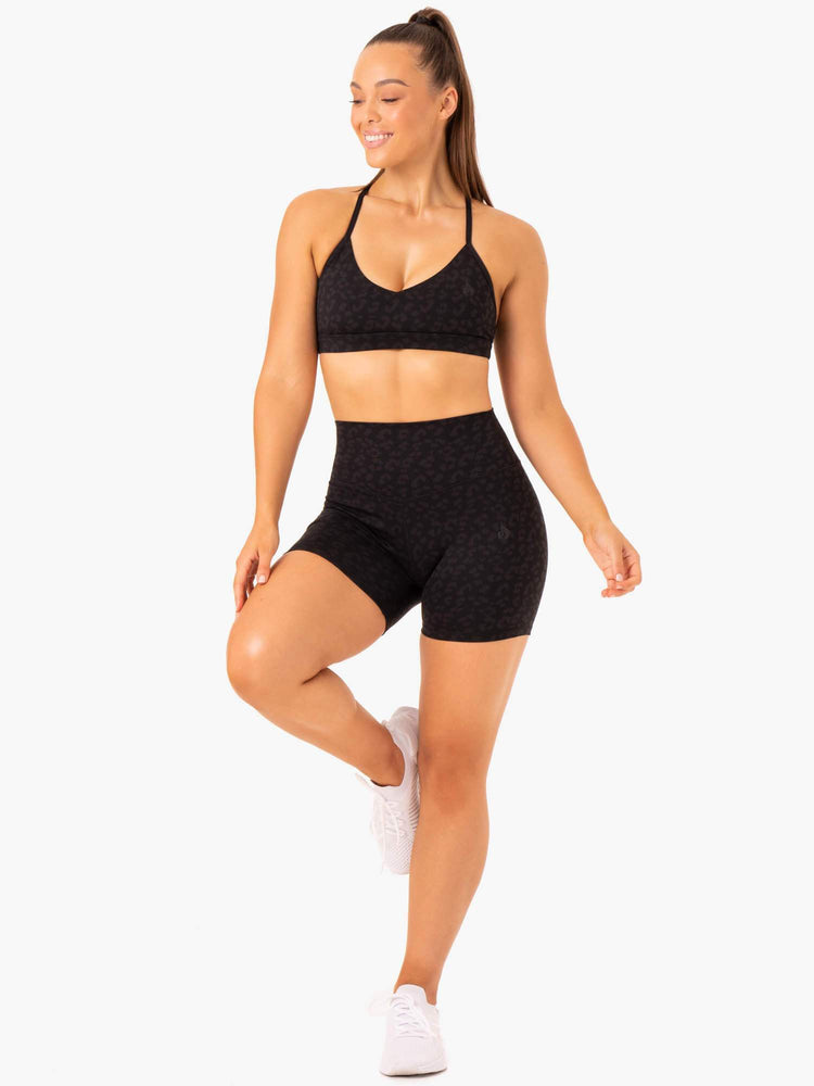 Shorts Ryderwear Hybrid Mid Length Noir Femme | FJQ-22911767