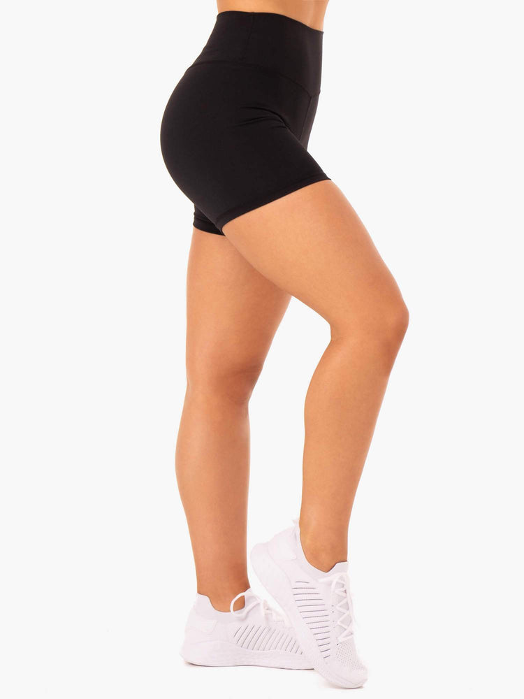 Shorts Ryderwear Base High Waisted Noir Femme | RNO-54405908