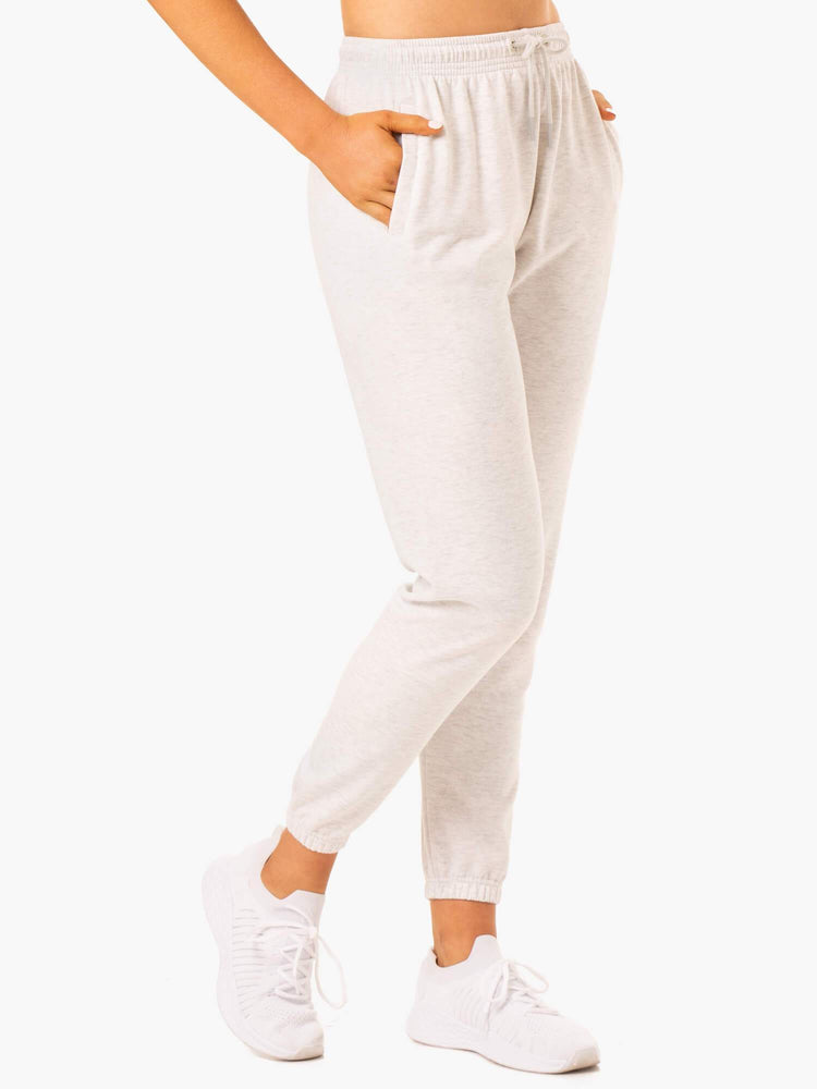 Pantalon Ryderwear Off-Duty Fleece Piste Blanche Femme | DKC-54262073