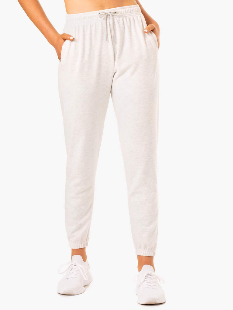 Pantalon Ryderwear Off-Duty Fleece Piste Blanche Femme | DKC-54262073