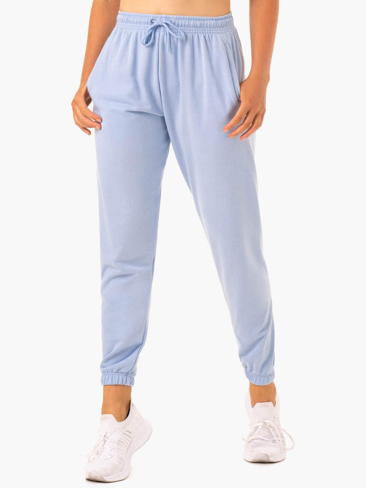 Pantalon Ryderwear Off-Duty Fleece Piste Bleu Femme | OQT-74603269