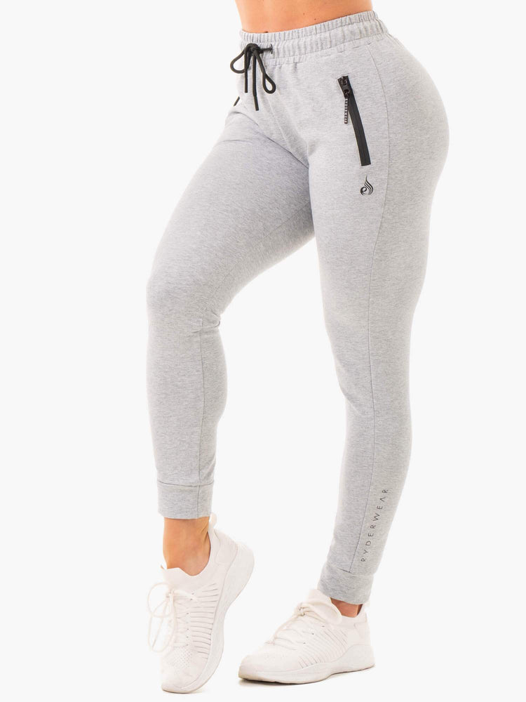 Pantalon Ryderwear Luxe Piste Grise Femme | RAZ-42893740