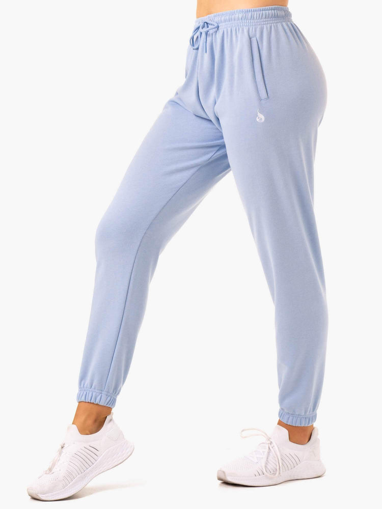 Pantalon Ryderwear Off-Duty Fleece Piste Bleu Femme | OQT-74603269