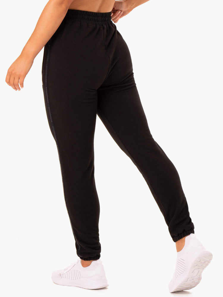 Pantalon Ryderwear Base High Waisted Piste Noir Femme | REA-75898772