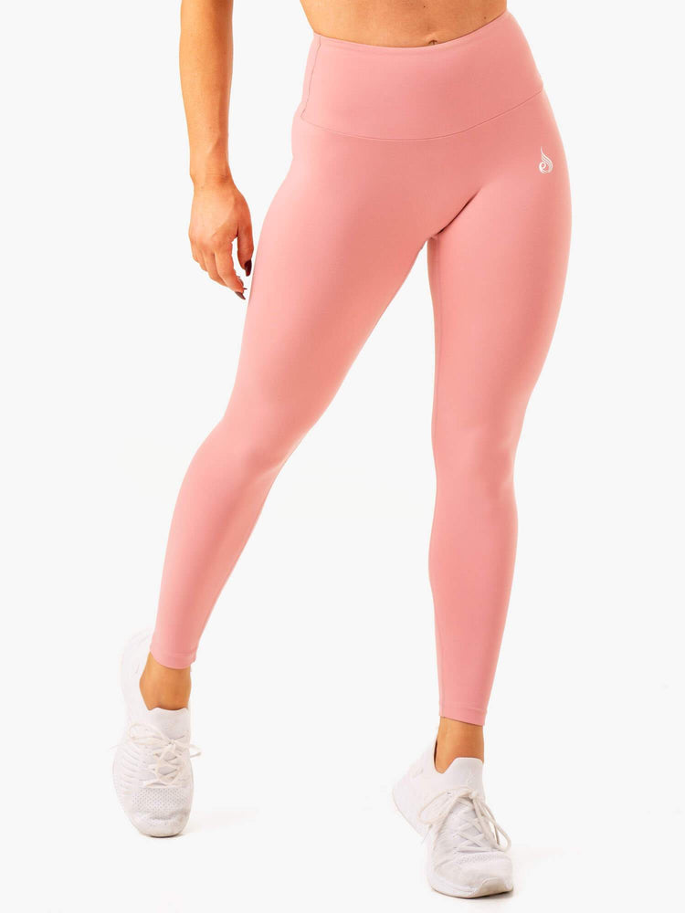 Leggings Ryderwear Vital High Waisted Scrunch Rose Femme | TPB-78509654