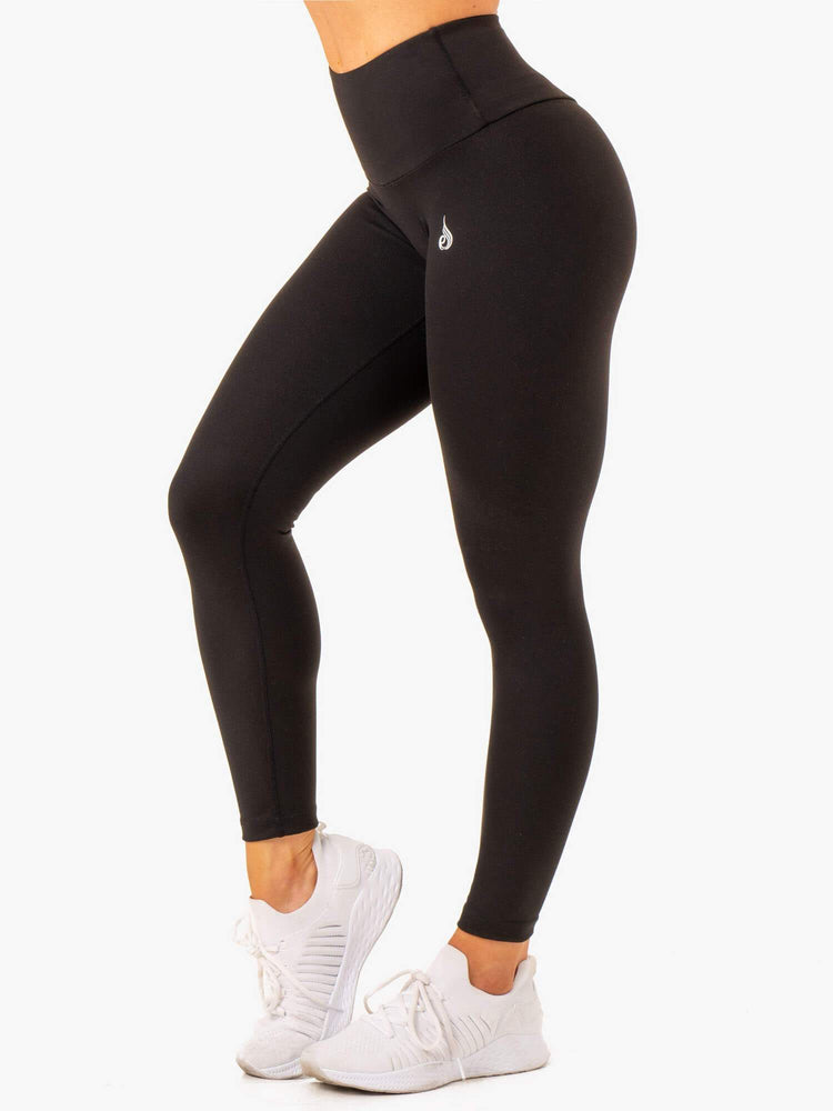 Leggings Ryderwear Vital High Waisted Scrunch Noir Femme | GNR-90269310