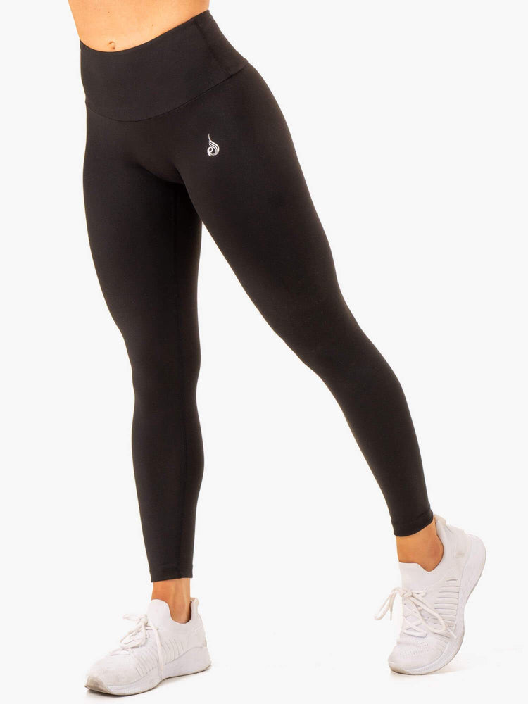 Leggings Ryderwear Vital High Waisted Scrunch Noir Femme | GNR-90269310