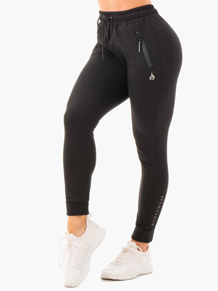 Pantalon Ryderwear Luxe Piste Noir Femme | MVY-25882294