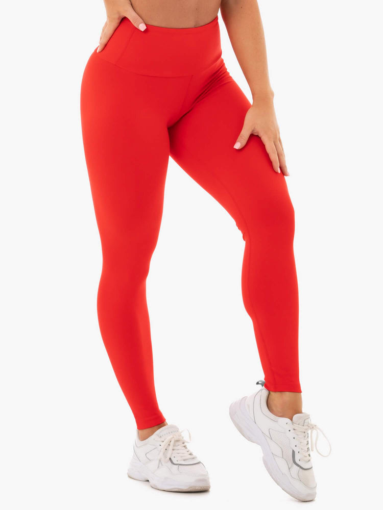 Leggings Ryderwear Staples Scrunch Bum Rouge Femme | JWV-90708402