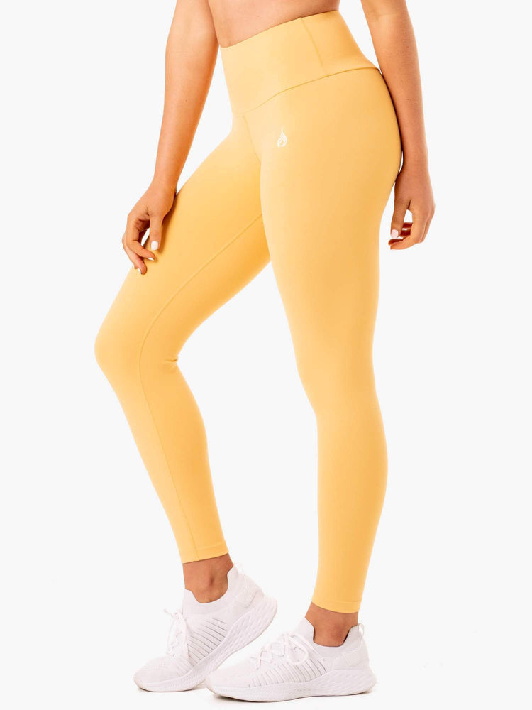 Leggings Ryderwear Staples Scrunch Bum Mangue Femme | ZTS-58305524