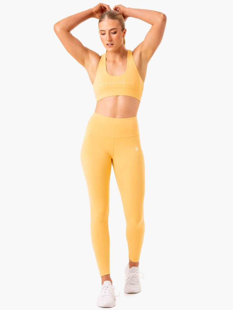 Leggings Ryderwear Staples Scrunch Bum Mangue Femme | ZTS-58305524