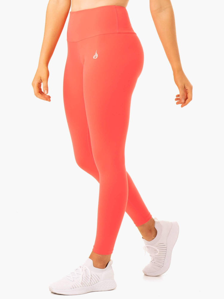 Leggings Ryderwear Staples Scrunch Bum Corail Femme | HJA-85143096