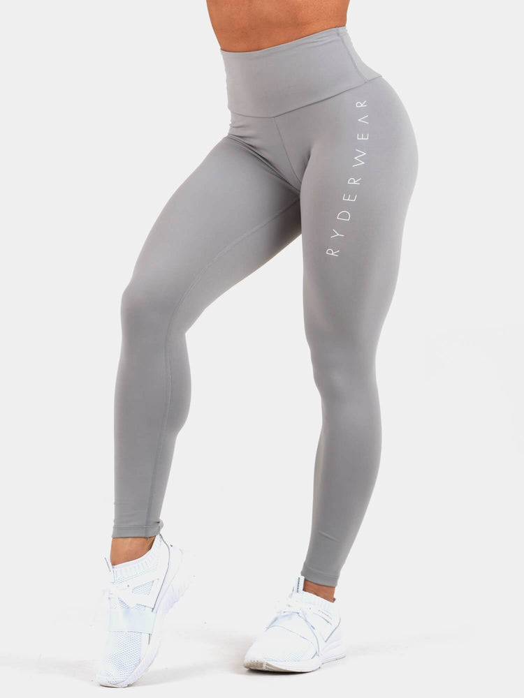 Leggings Ryderwear Staples Scrunch Bum Grise Femme | DBN-51443742