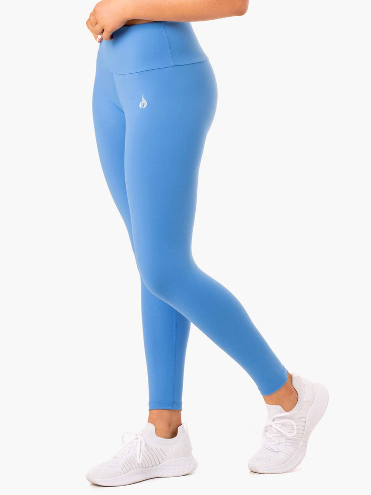 Leggings Ryderwear Staples Scrunch Bum Bleu Femme | LIZ-79703717