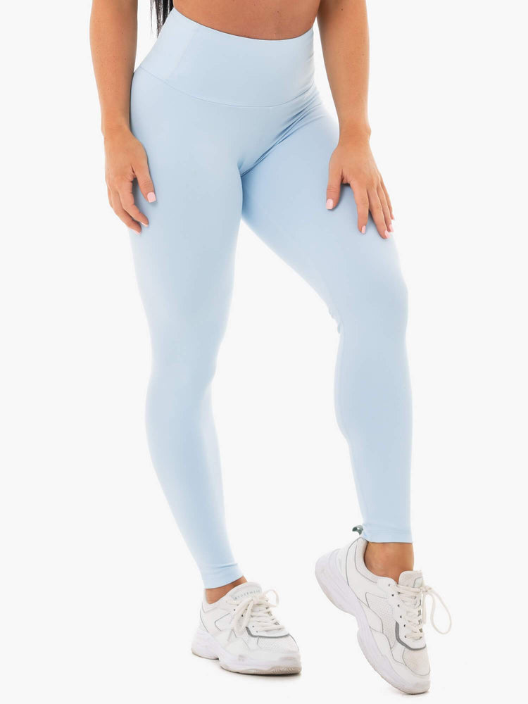 Leggings Ryderwear Staples Scrunch Bum Bleu Femme | HSO-23700232