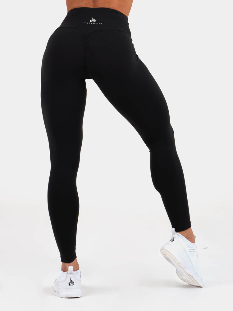 Leggings Ryderwear Staples Scrunch Bum Noir Femme | TBN-68525254