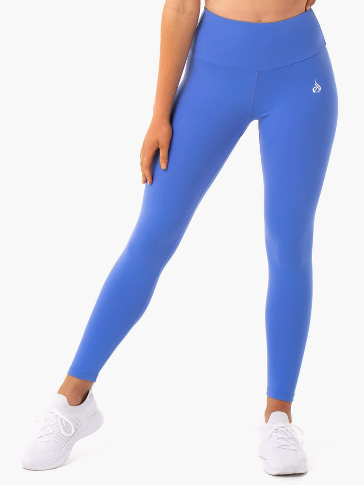 Leggings Ryderwear Staples Scrunch Bum Bleu Femme | DOZ-07730804