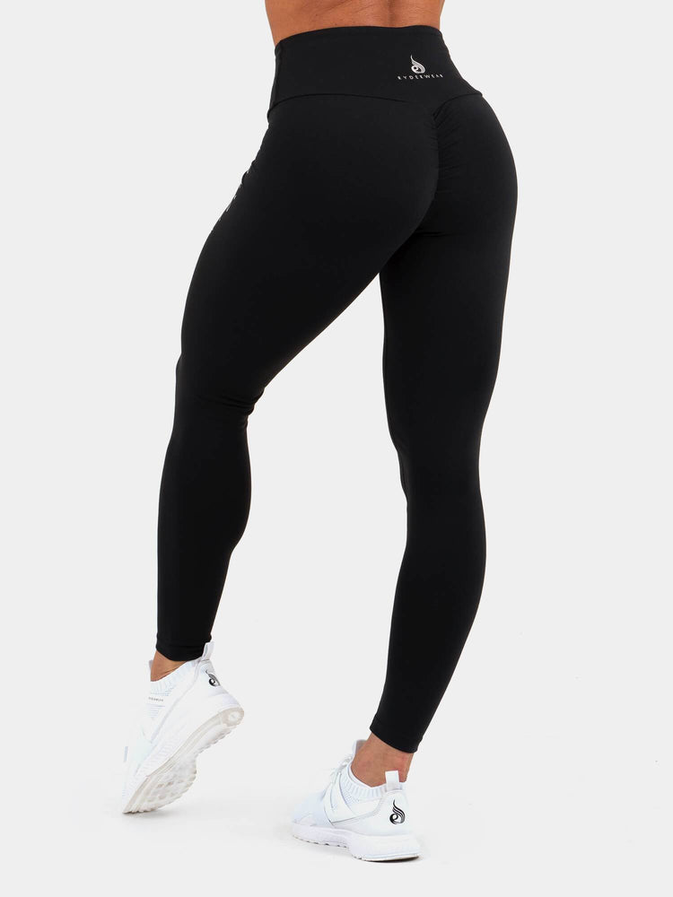 Leggings Ryderwear Staples Scrunch Bum Noir Femme | TBN-68525254