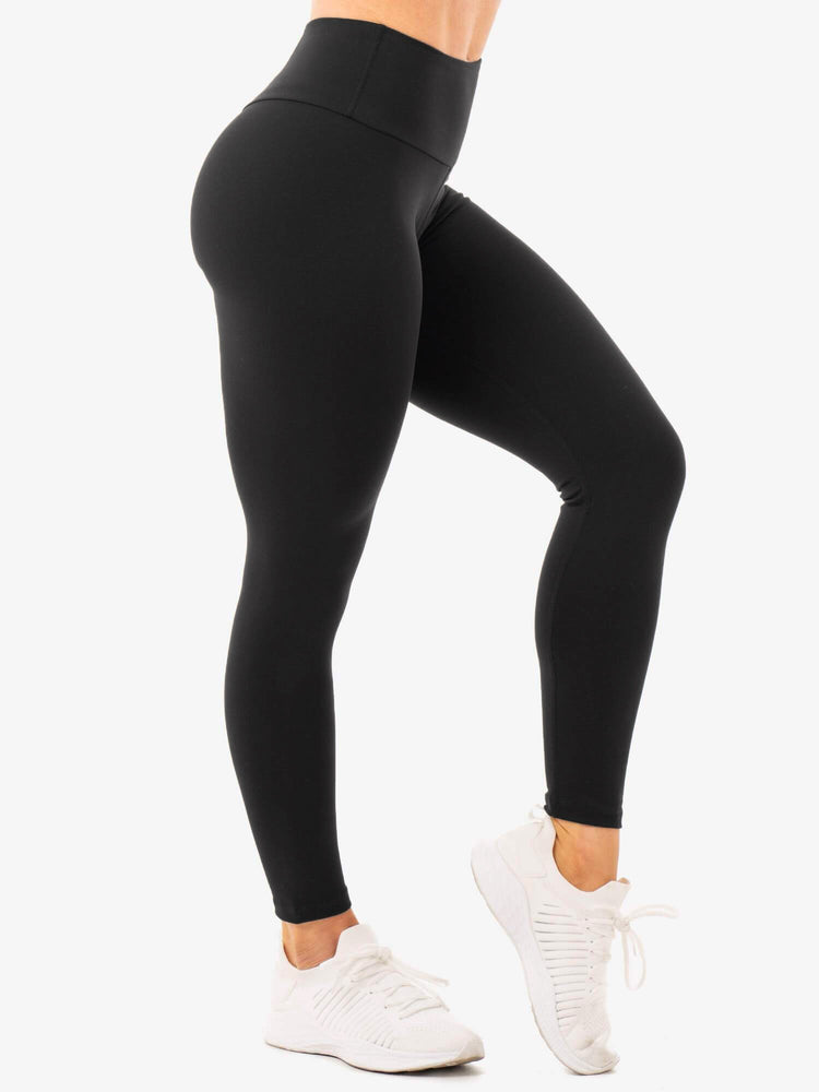 Leggings Ryderwear Staples High Waisted Noir Femme | WCO-47082561