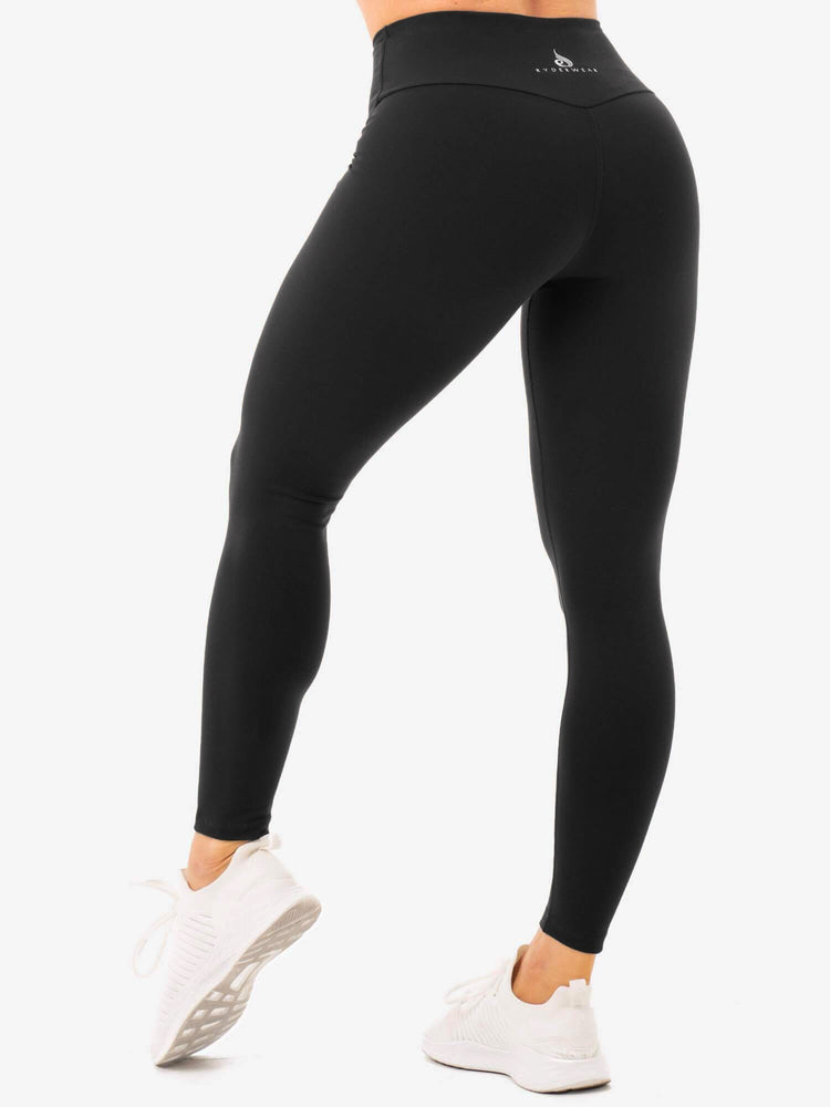 Leggings Ryderwear Staples High Waisted Noir Femme | WCO-47082561