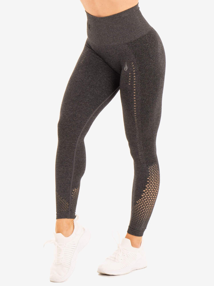 Leggings Ryderwear Seamless Staples Grise Femme | SNS-35922005