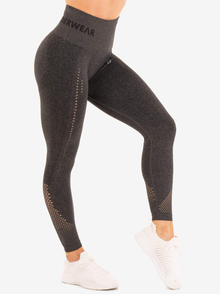 Leggings Ryderwear Seamless Staples Grise Femme | SNS-35922005