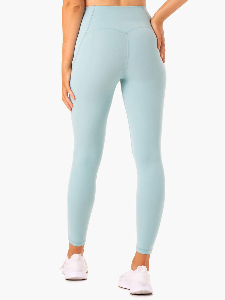 Leggings Ryderwear Sola High Waisted Bleu Femme | UOP-69343377