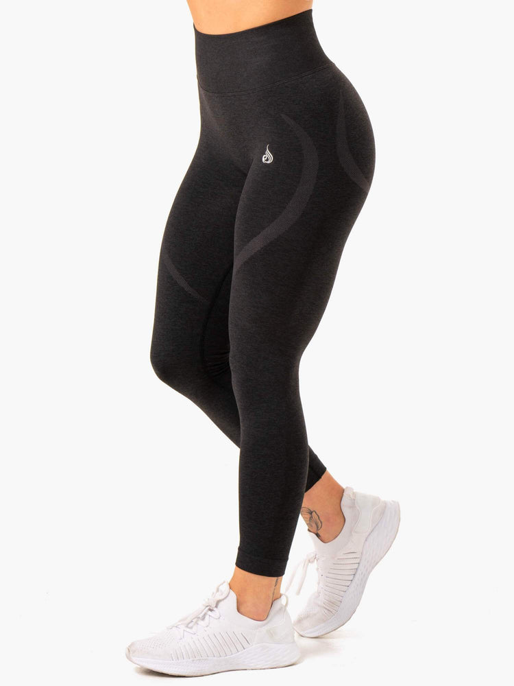 Leggings Ryderwear Sculpt Seamless Noir Femme | VAH-95355908