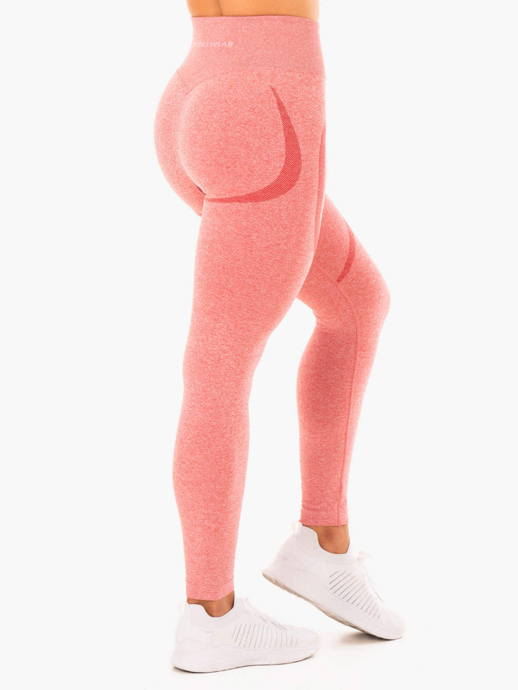 Leggings Ryderwear Sculpt Seamless Rose Femme | JOH-05082951