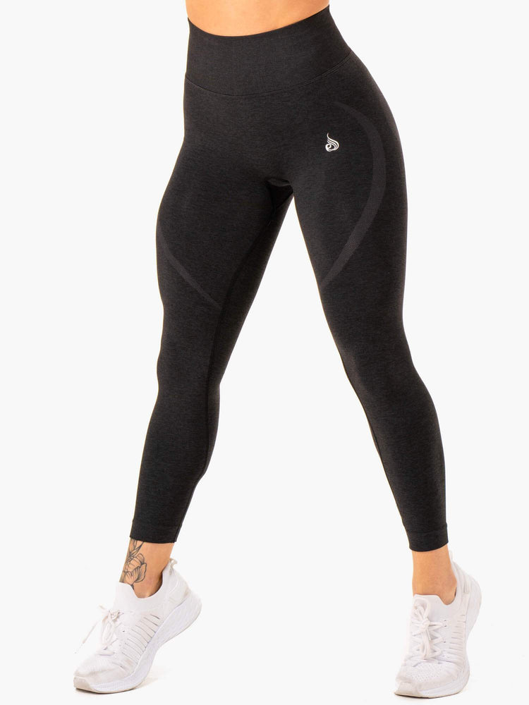 Leggings Ryderwear Sculpt Seamless Noir Femme | VAH-95355908