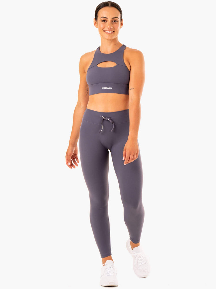 Leggings Ryderwear Replay High Waisted Grise Femme | DKQ-01597955