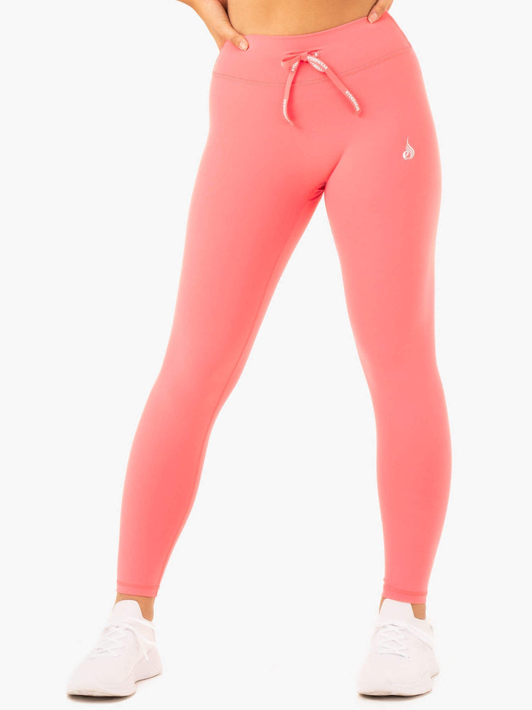 Leggings Ryderwear Replay High Waisted Corail Femme | NWG-68714950