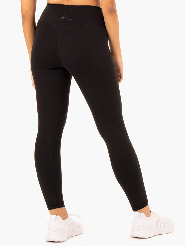 Leggings Ryderwear Nkd Refine High Waisted Noir Femme | EJV-63252737