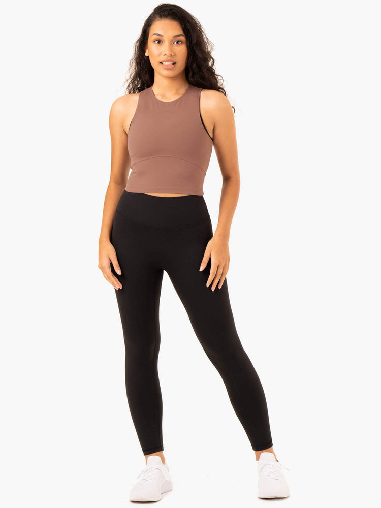 Leggings Ryderwear Nkd Refine High Waisted Noir Femme | EJV-63252737