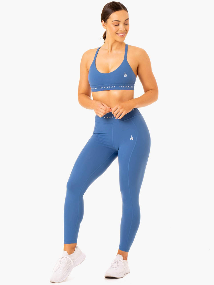 Leggings Ryderwear Reflex High Waisted Bleu Femme | ISW-41158465